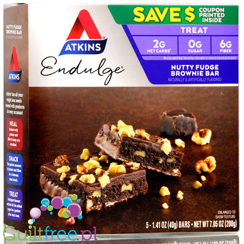 Atkins Treat Endulge Nutty Fudge Brownie