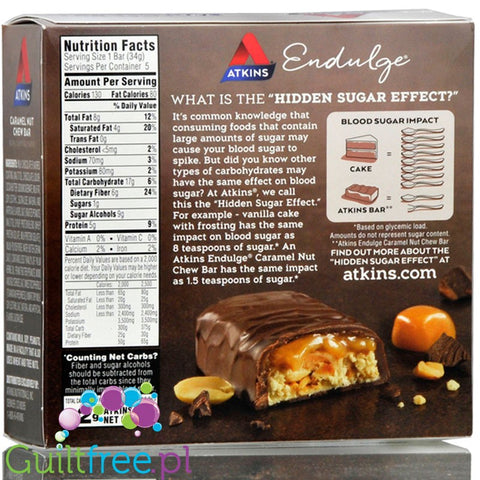 Atkins Treat Endulge Caramel Nut Chew