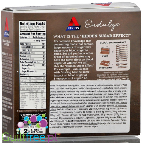 Atkins Treat Endulge Pecan Caramel Clusters