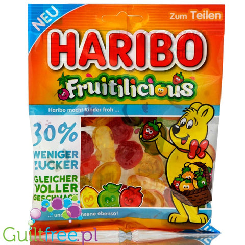 Haribo Fruitilicious 30% less sugar fruit jellies