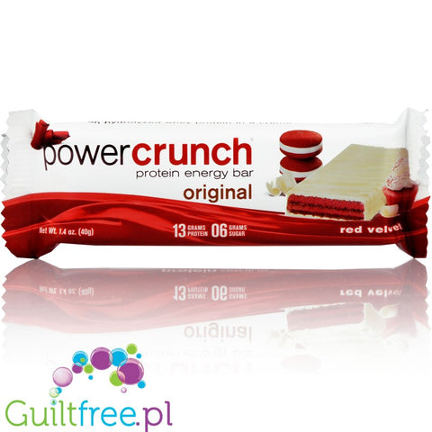 Power Crunch Red Velvet box of 12 bars