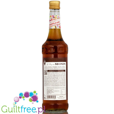 Monin sugar free syrup, Caramel 0,7L