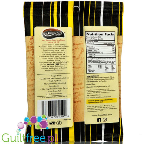Darrell Lea Sugar Free Soft Liquorice