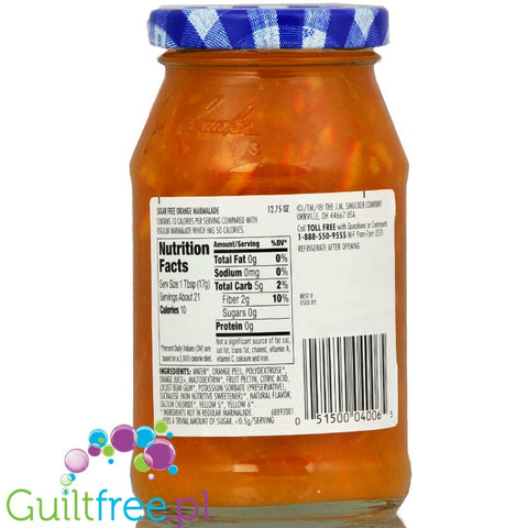 Smucker's sugar free orange marmalade