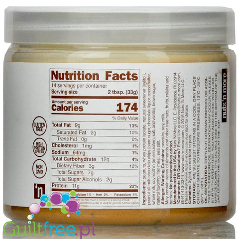 Nuts 'N More Cookie Dough Peanut Butter with Whey Protein