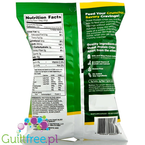 Baked Protein Chips from Sour Cream & Onion 
