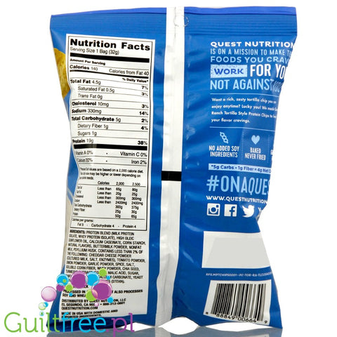 Quest Tortilla Chips, Ranch