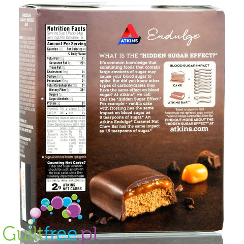 Atkins Treat Endulge Chocolate Caramel Mousse 