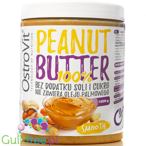 OstroVit NutVit smooth peanut butter 100% nuts 1kg