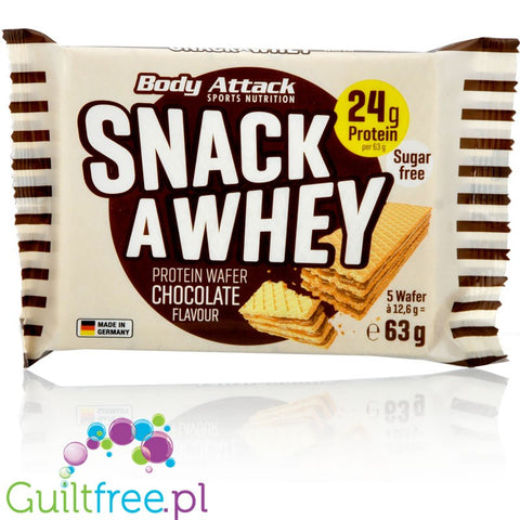 Body Attack Snack a Whey cripy protein waffers with cocoa cream