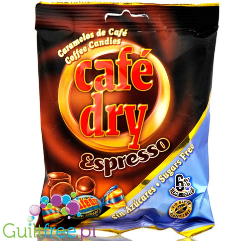 Cafe Dry Creme Cappucccino sugar free candies, 100g