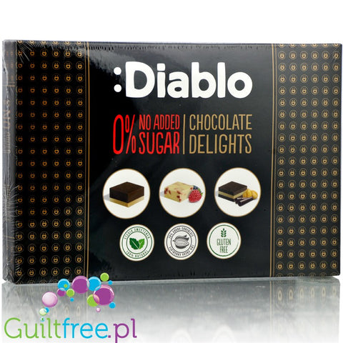 Diablo Chocolate Delights no added sugar chocolate pralines with stevia