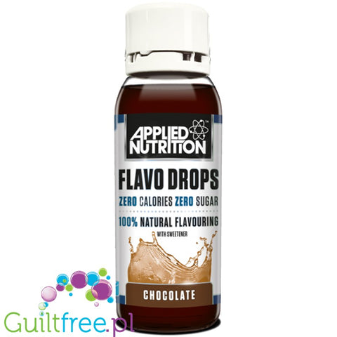 Applied Nutrition Flavo Drops Chocolate sugar free, fat free liquid flavor