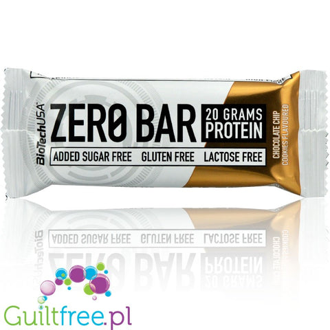 Biotech Zero Bar Chocolate Chip Cookies