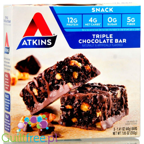 Atkins Snack Triple Chocolate Bar 