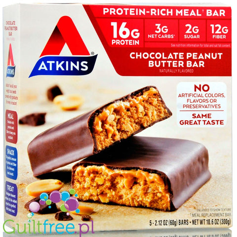 Atkins Meal Chocolate Peanut Bar 