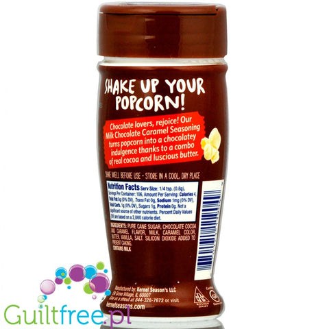 Kernel Seasonal Milk Chocolate Caramel Seasoning with pure cane sugar