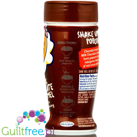 Kernel Seasonal Milk Chocolate Caramel Seasoning with pure cane sugar