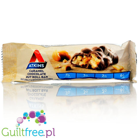Atkins Snack Caramel Chocolate Nut Roll 