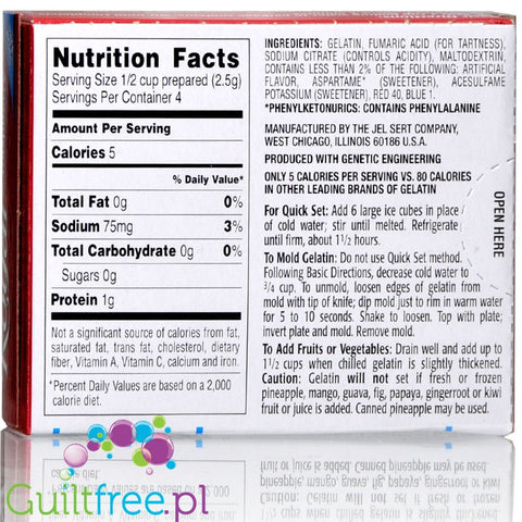 Royal Gelatin Raspberry Sugar Free 0.32oz