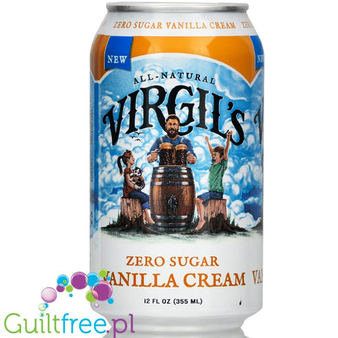 Virgil's Zero Sugar Free - Vanilla Cream Soda 12oz (355ml)