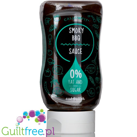 Callowfit Sauce Smoky BBQ 300ml - fat free, low carb, no aded sugar sauce