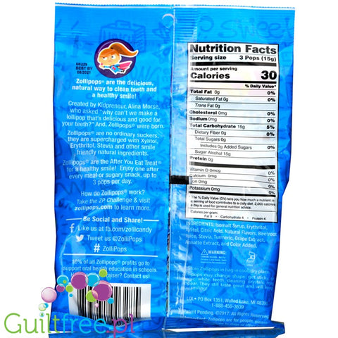 Zolli Pops ZolliPops, Fruit Variety Pack