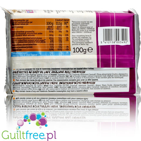 Tagatesse coffee waffers with tagatose
