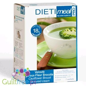 Velouté au brocoli - high-protein soup with broccoli flavor