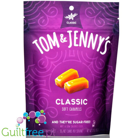 Tom & Jenny's Sugar Free Soft Caramels, Classic 2.9 oz