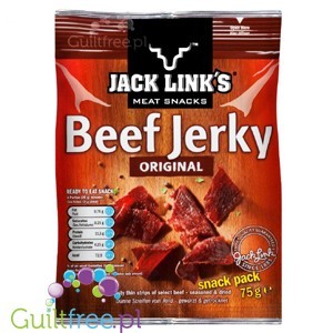 Jack Links Beef Jerky Original - dried slices of New Zealand beef in a mixture of original flavor
