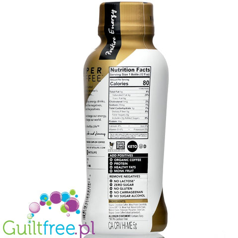 Kitu Super Coffee RTD, Vanilla, 12 fl oz 12 bottles