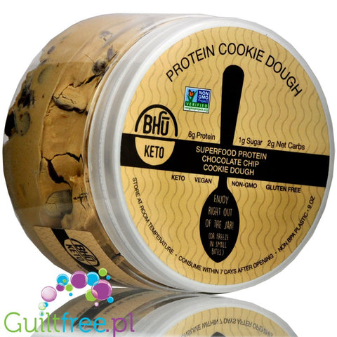 Bhu Foods Superfood Cookie Dough, Double Dark Chocolate