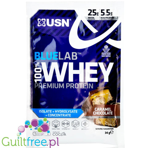 USN Blue Lab Whey Caramel Chocolate
