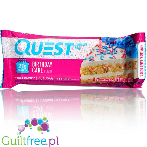 Quest Bar Birthday Cake