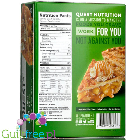 Quest Bar Apple Pie