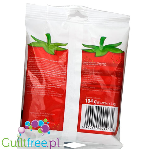 Karvit Smiley Berry - sugar free strawberry lolliops with vit C (8 pcs)
