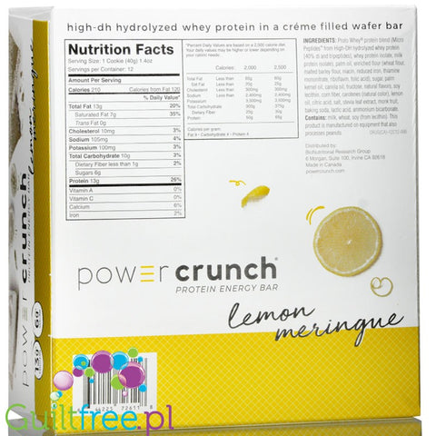 Power Crunch Lemon Meringue Protein Waffer