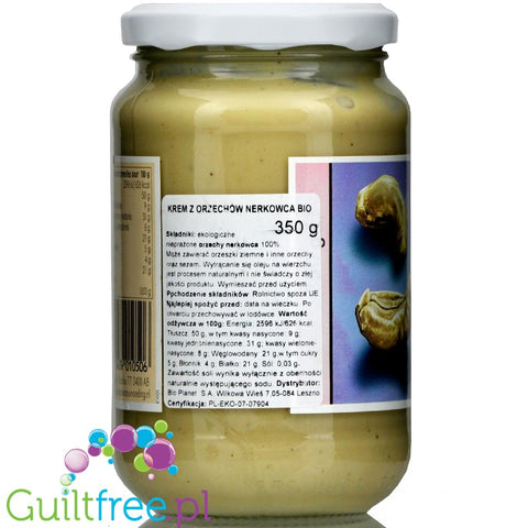 Horizon Bio white smooth cashew butter 100% nuts