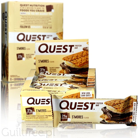 Quest Bar Protein Bar S'mores Flavor 