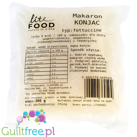 LiteFOOD konjak shirataki pasta 1kg
