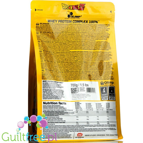 Olimp Whey Protein Complex Dragon Ball Z White Chocolate Raspberry