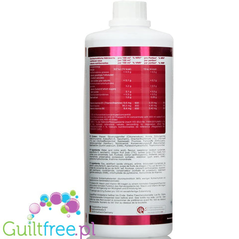 Vital Drink Dragon fruit & Lychee sugar free concetrate with L-carnitine