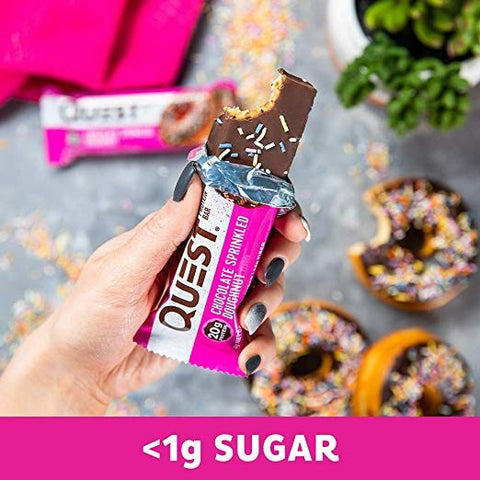 Quest Bar Chocolate Sprinkled Doughnutprotein bar