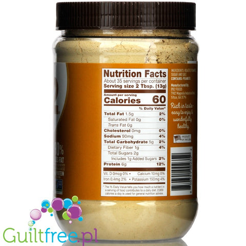 PB2 Powdered Peanut Butter - Blend for preparing peanut butter; roasted peanuts in 85% skimmed, powdered