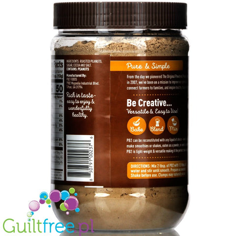 PB2 Powdered Peanut Butter with premium chocolate