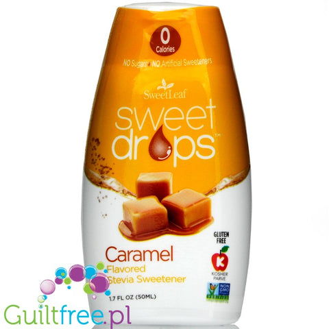 SweetLeaf Sweet Drops Stevia Sweetener, Caramel Flavored  (50 ml)