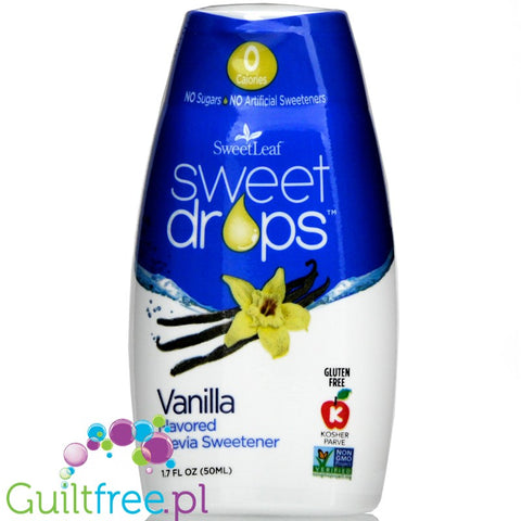 SweetLeaf Sweet Drops Stevia Sweetener, Vanilla Flavored  (50 ml)