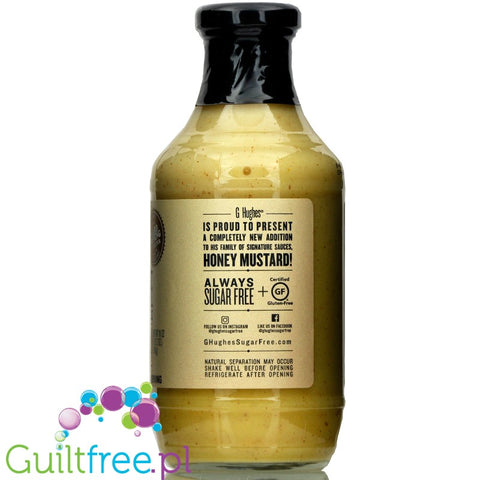 G. Hughes sugar free Dipping Sauce Honey Mustard