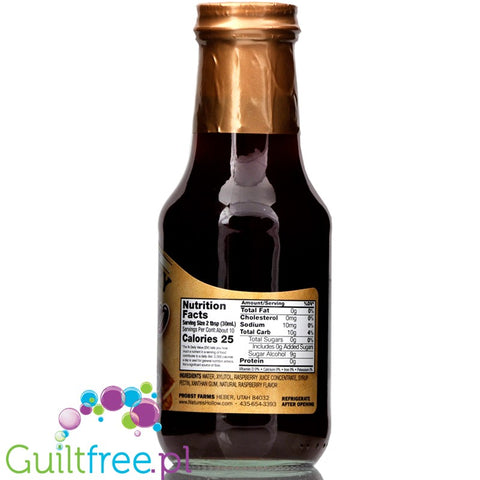 Nature's Hollow  Sugar Free Syrup, Raspberry 10 oz.